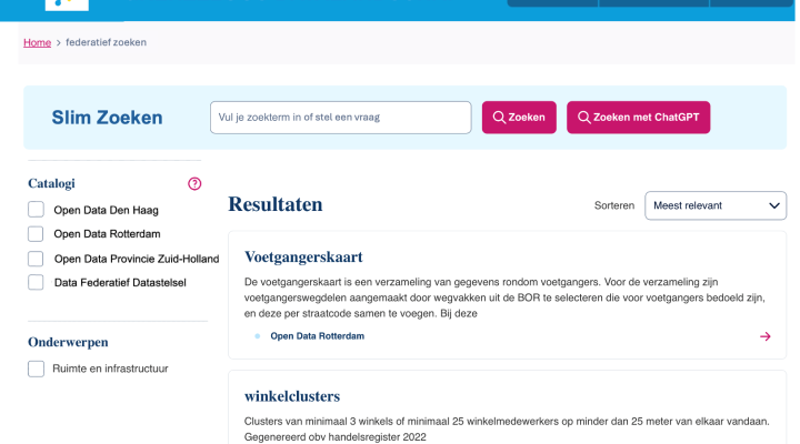 Catalogus federatief zoeken